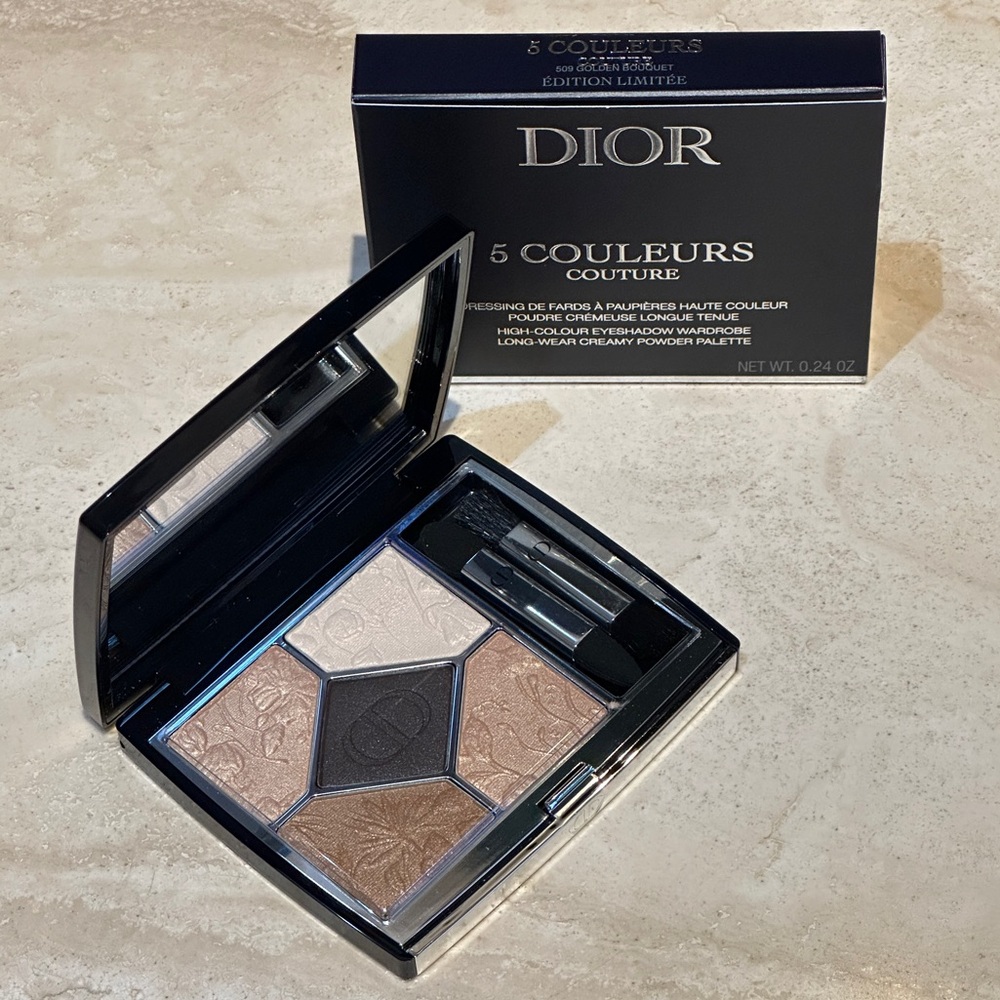 Dior 5 Couleurs - 509 Golden Bouquet Limited Edition, new in box, w/two brushes